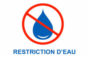 Restrictions d’eau